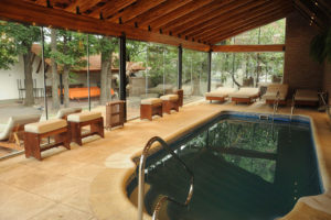 Piscina climatizada cubierta